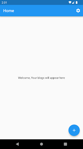 Android application Dev Blog screenshort