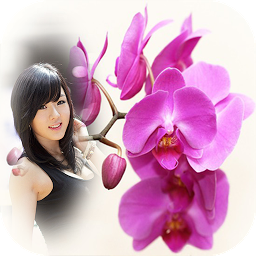 Imagem do ícone orchid photo frames costume mo
