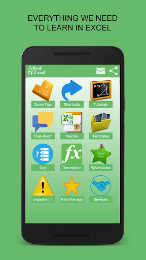 Android application Learn Excel Full screenshort