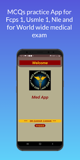 Android application Medapp: usmle/Fcps screenshort