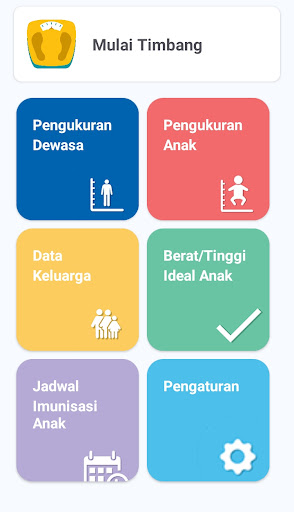 Android application CEGAH STUNTING ANTROPOMETRI screenshort