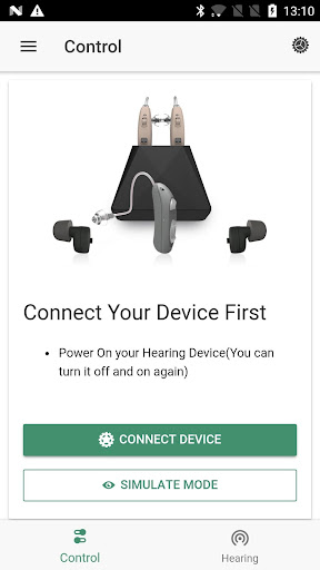 Android application SOUNDWEAR screenshort
