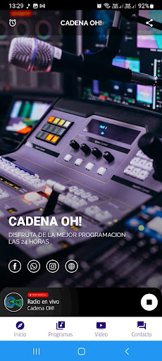 Cadena OH! Screen 2