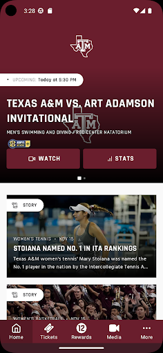 Android application 12th Man Mobile screenshort