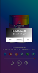 Captura de Pantalla 2 Radio Clasicos 80 android