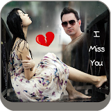 Miss You Photo Frame Editor icon
