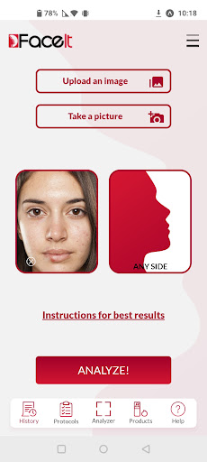 Android application Face-It USA screenshort