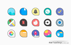 Flat TearDrop - Icon Packのおすすめ画像3