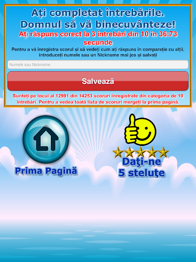 Intrebari Biblice Trivia Quiz screenshot 12