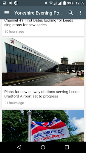 Leeds local news Screen 3