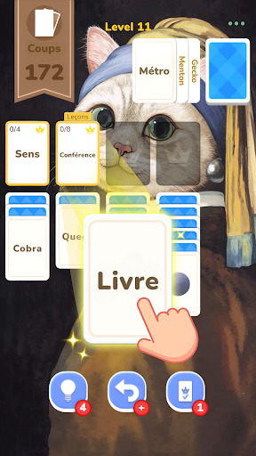 Word Sort Solitaire Journey Capture d'Écran du Jeu Android 2