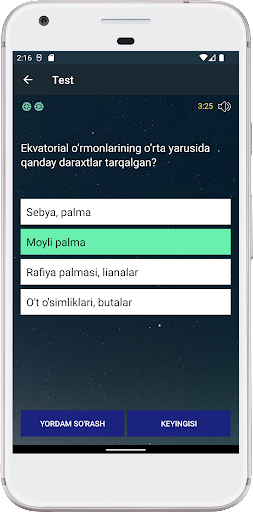Geografiya test savollari