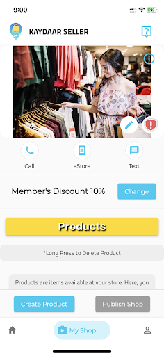 Kaydaar Seller Screen 2