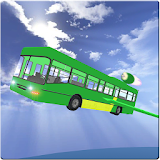 Futuristic Flying Bus Sim 3D icon