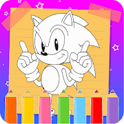 Soni Coloring Book - Hedgehogs Superhero