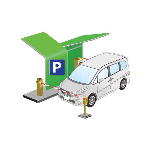 How much is the parking fee? logo