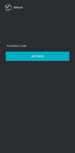 Android application 3Dtrack screenshort