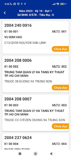 Android application QLSDN screenshort