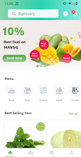 Flutter Grocery - Bigrocery in Flutter grocery app screenshot thumbnail