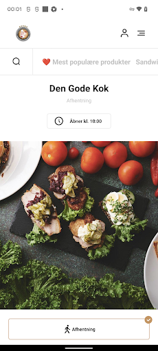 Android application Den Gode Kok screenshort
