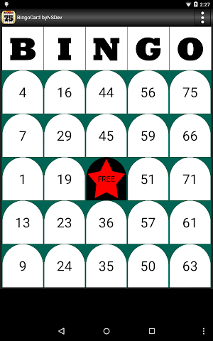 BingoCard byNSDev screenshot 6
