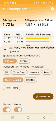 Strømprisen Screen 2