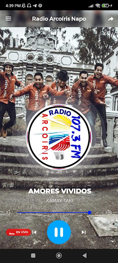 Android application RADIO ARCOIRIS NAPO screenshort