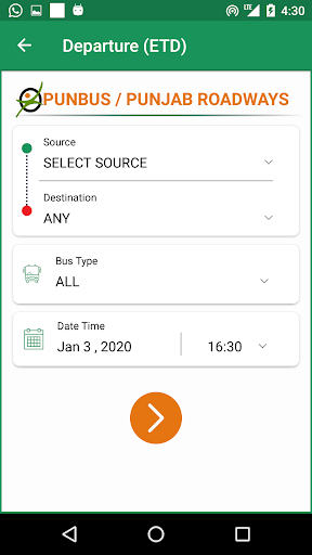 Punbus Tracker Screen 2