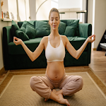Cover Image of ดาวน์โหลด Pregnancy Yoga Exercise Pro  APK