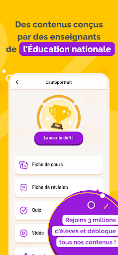 Screenshot of SchoolMouv - Cours & révisions