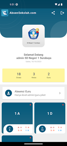 AbsenSekolah.com Screen 2