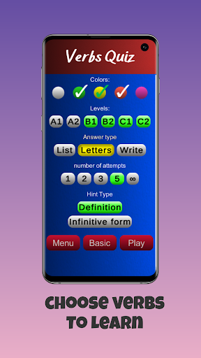 English Irregular Verbs Screen 3