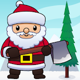 Wood Cutter Santa Claus icon