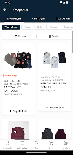 Özbek Tekstil Screen 2