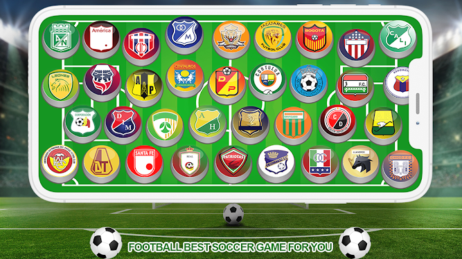 #2. Fútbol Colombiano Juego (Android) By: boukapps pro