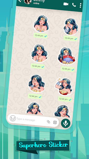 ? Super Heroes Stickers For WhatsApp