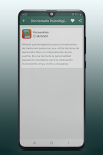 Diccionario Psicologico App 1.0 APK screenshots 3