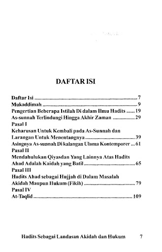 Hadits Landasan Aqidah & Hukum Screen 2