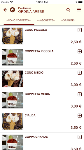 Fiordipanna Gelaterie Screen 2