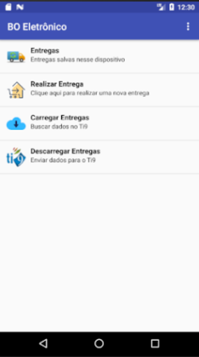 Android application e-BO v2 screenshort
