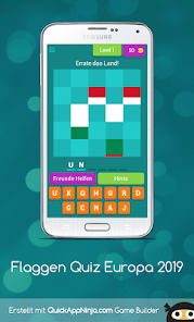 Quiz-Spiel: Europa Flaggen 8.4.1 APK + Mod (Free purchase) for Android