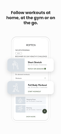 Repten Training Screen 3