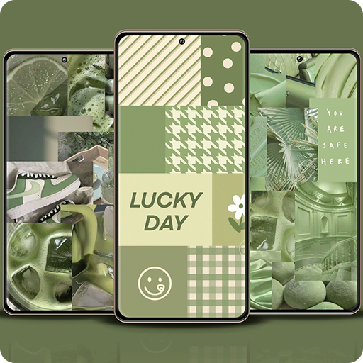 Sage Green Aesthetic Wallpaper logo