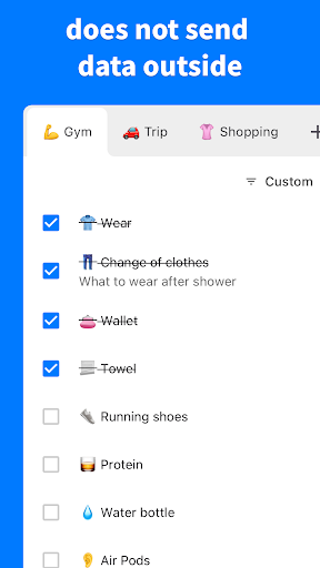 Screenshot of PrepList - Prepare & Remember