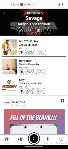 Kissin 92.5 Screen 2