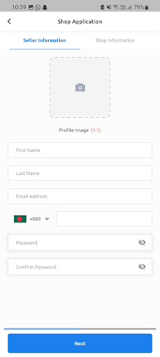 Seller App - Order Fly Screen 2