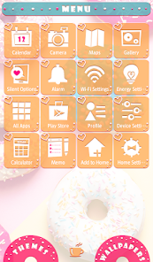 Colorful Donuts Tema 1.0.11 APK + Mod (Unlimited money) untuk android