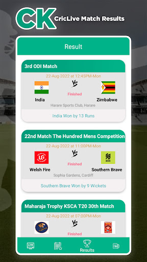 CricLive Screen 3