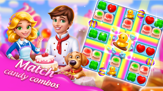 Sweet Candy World-Match 3 Game