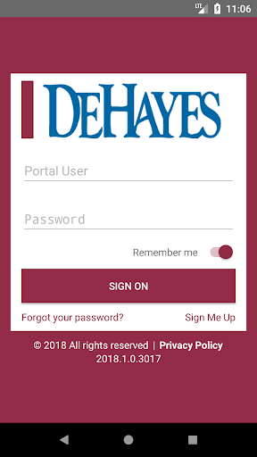 Android application The DeHayes Group screenshort